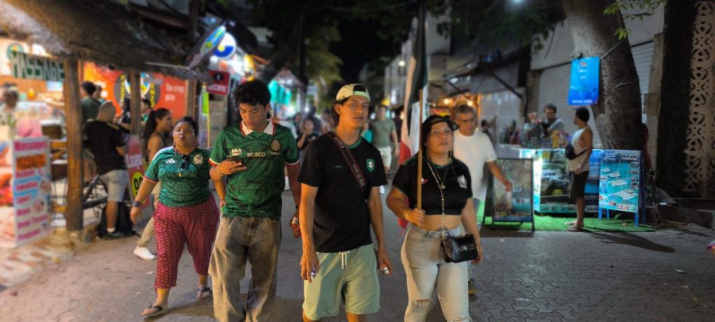 Autoridades confirman saldo blanco en Playa del Carmen tras los festejos por el partido de México en el Mundial 2026.