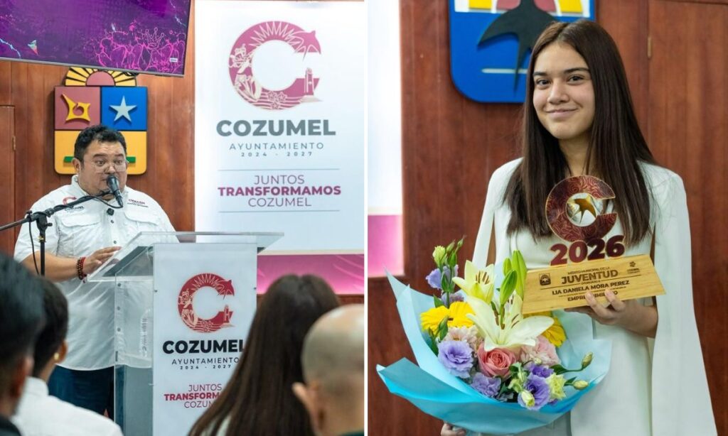 Entregan el Premio Municipal Mérito a la Juventud 2026 en Cozumel