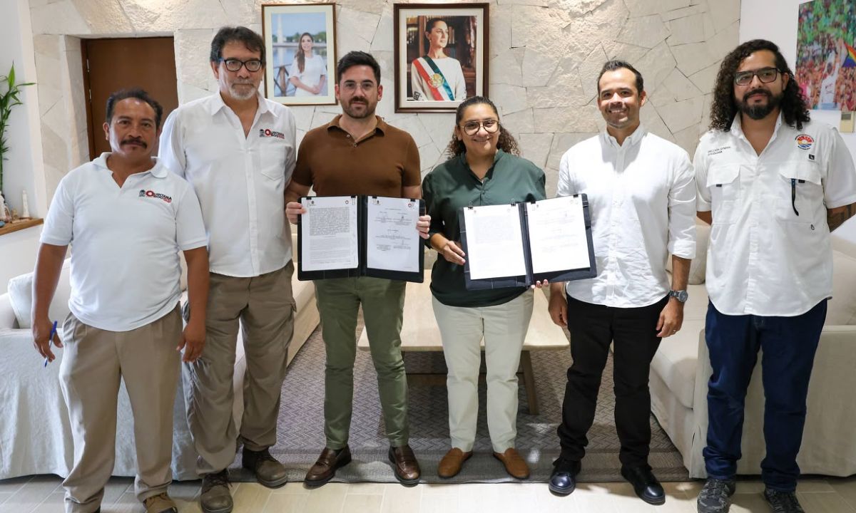 Firman convenio para preservar el Parque Ecológico Estatal Kabah en Benito Juárez