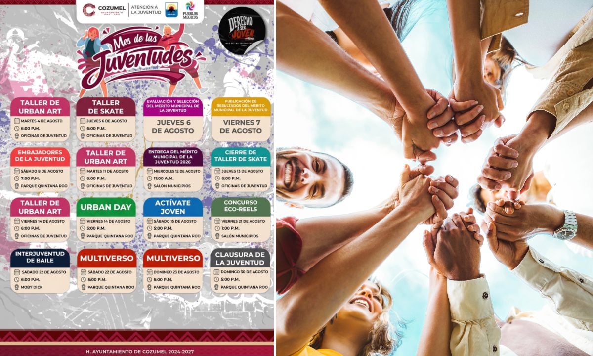 Mes de las Juventudes 2026 en Cozumel