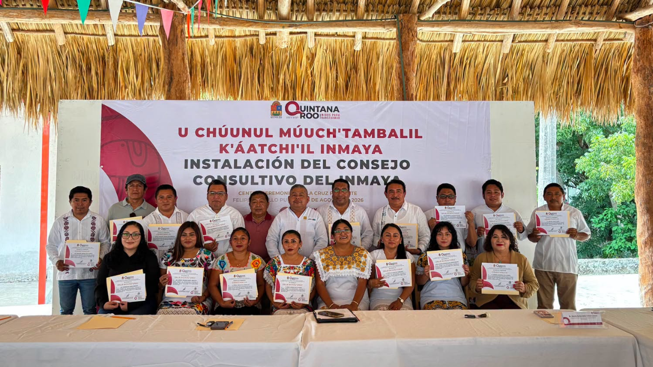 Así quedó instalado el Consejo Consultivo del INMAYA en Quintana Roo.