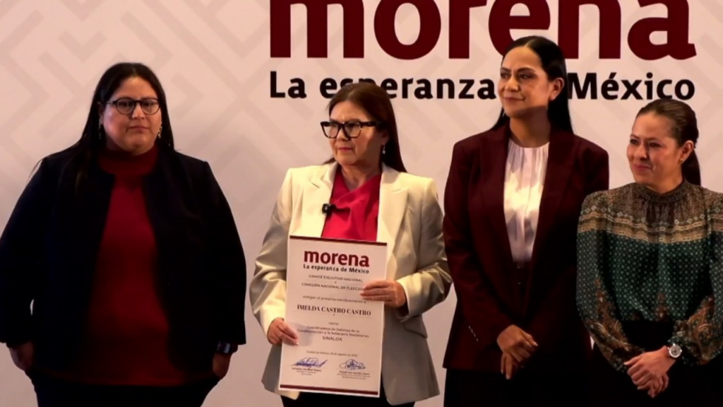 Imelda Castro Castro es designada coordinadora de la Transformación de Sinaloa.