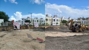 Vecinos protestan por la destrucción del pulmón verde en Palmas II.