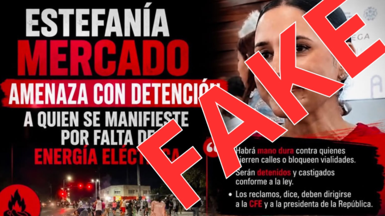 Playa del Carmen desmiente supuestas amenazas de detención a manifestantes por fallas eléctricas.