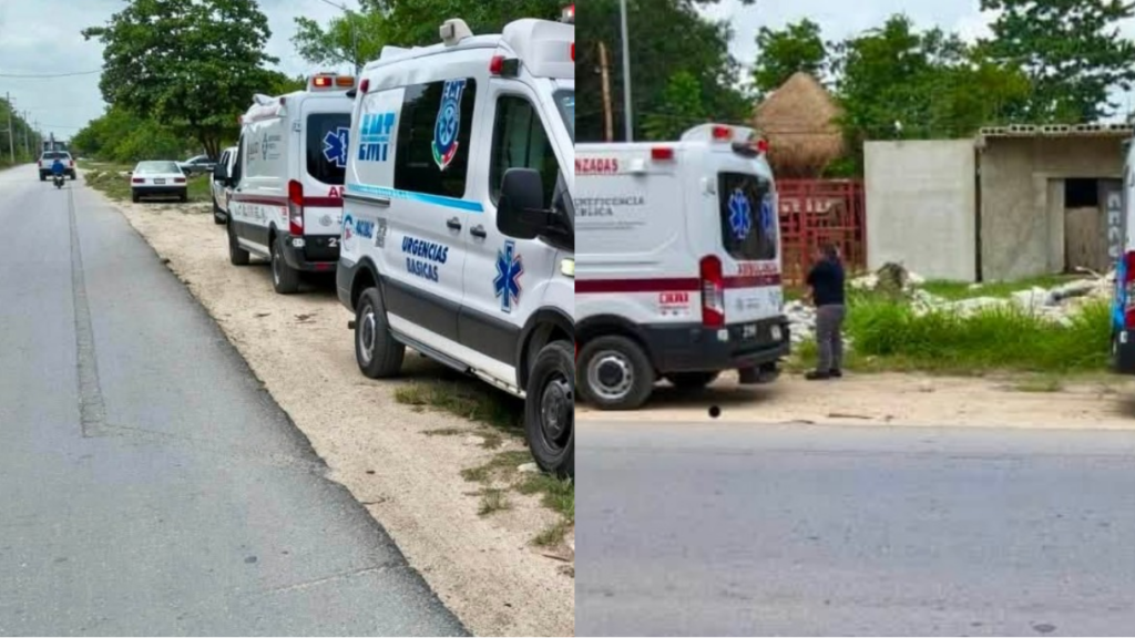 Dos hombres resultaron electrocutados en Playa del Carmen al manipular cableado de alta tensión.