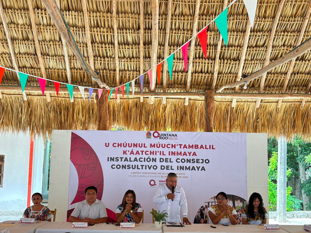 Así quedó instalado el Consejo Consultivo del INMAYA en Quintana Roo.