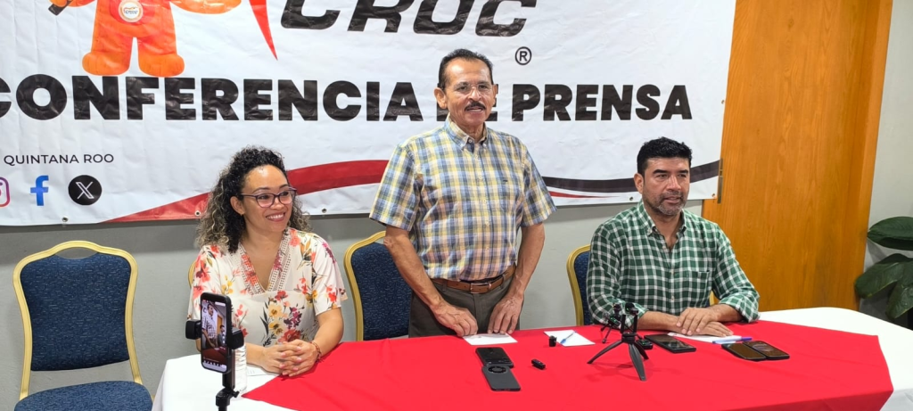 CROC desmiente huelga en hoteles de la Riviera Maya por revisión de contratos colectivos.