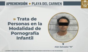 Alán Salvador “N.” traficaba con pornografía infantil en Playa del Carmen