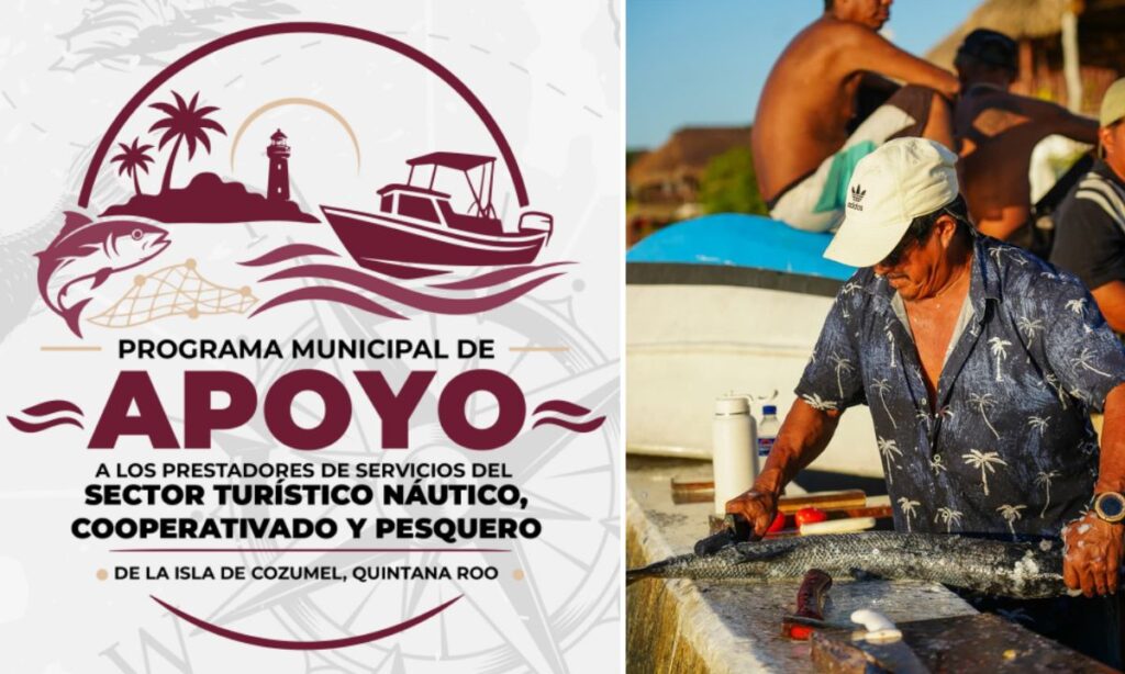 Cozumel abre registro para programa de apoyo a sectores turístico y pesquero