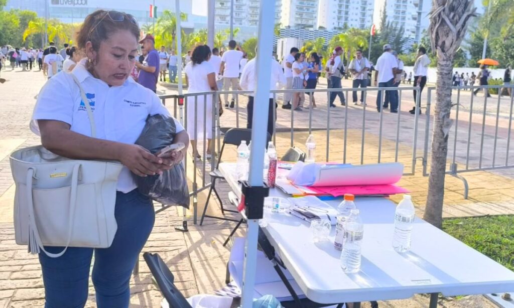 Falla la seguridad en evento de Claudia Sheinbaum