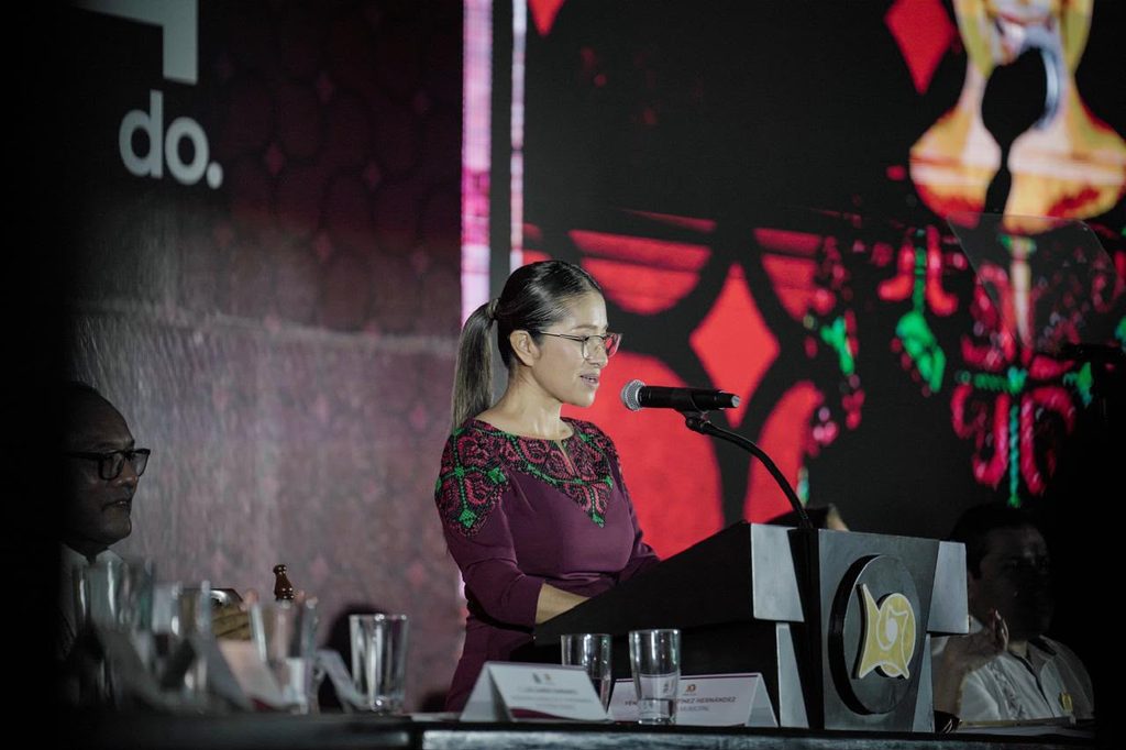 Yensunni Martínez destaca inversión hídrica y finanzas sanas en Chetumal.