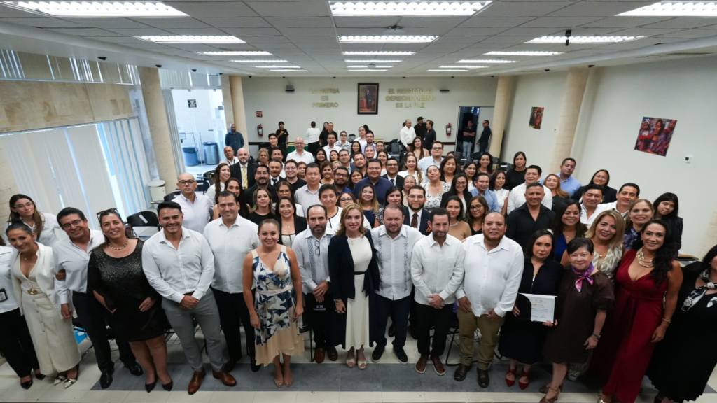 El Poder Judicial de Quintana Roo entregó constancias a más de 70 personas facilitadoras acreditadas en mediación.