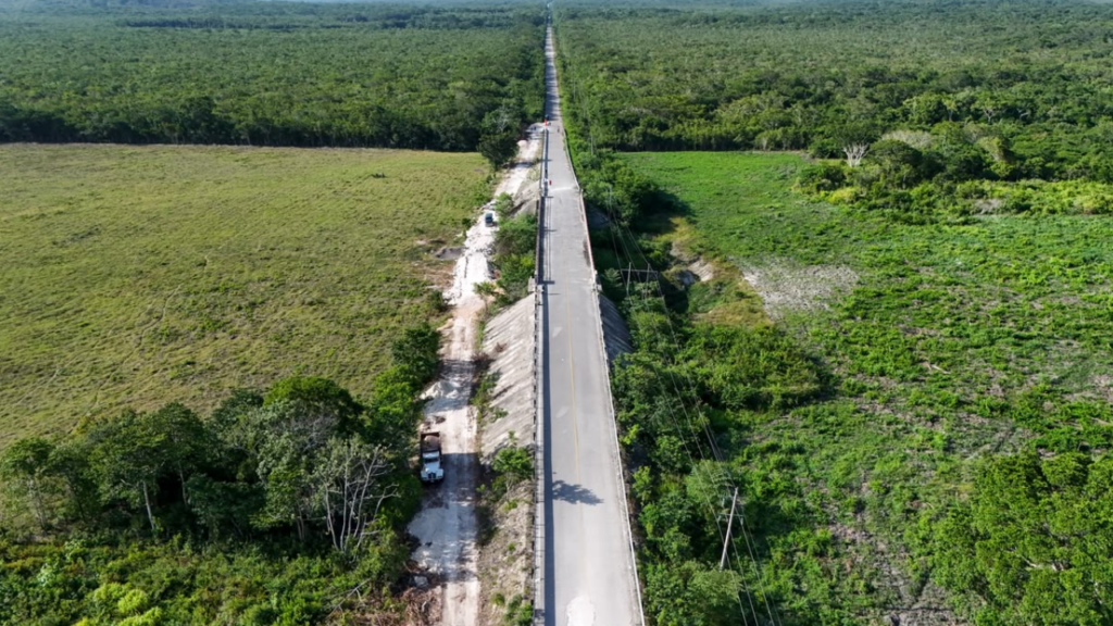 La rehabilitación del puente hacia Nuevo Bécar contempla nueva carpeta asfáltica, gaviones y señalización vial.