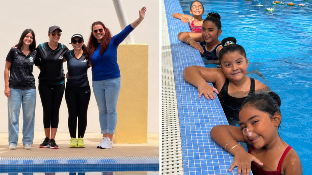 La natación artística en Quintana Roo reunió a 27 atletas de Cancún y Playa del Carmen.