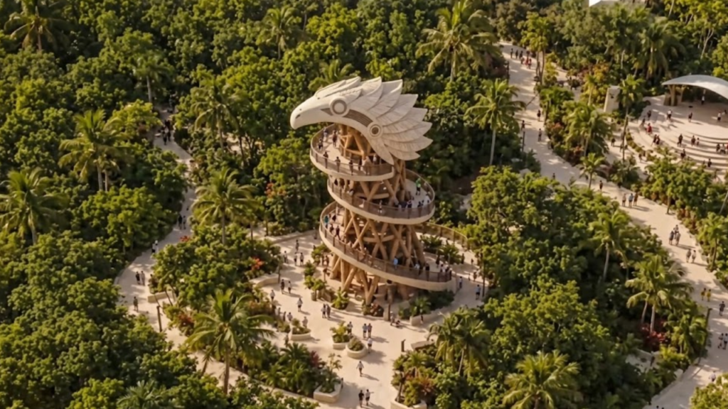 El nuevo parque estilo Alameda en Playa del Carmen contará con ciclovía, tirolesa y Mirador de la Selva.