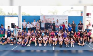Niñas, niños y jóvenes participan en Clase Nacional de Baloncesto en Isla Mujeres