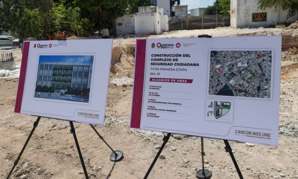 Obras públicas en Cancún avanzan en dos proyectos