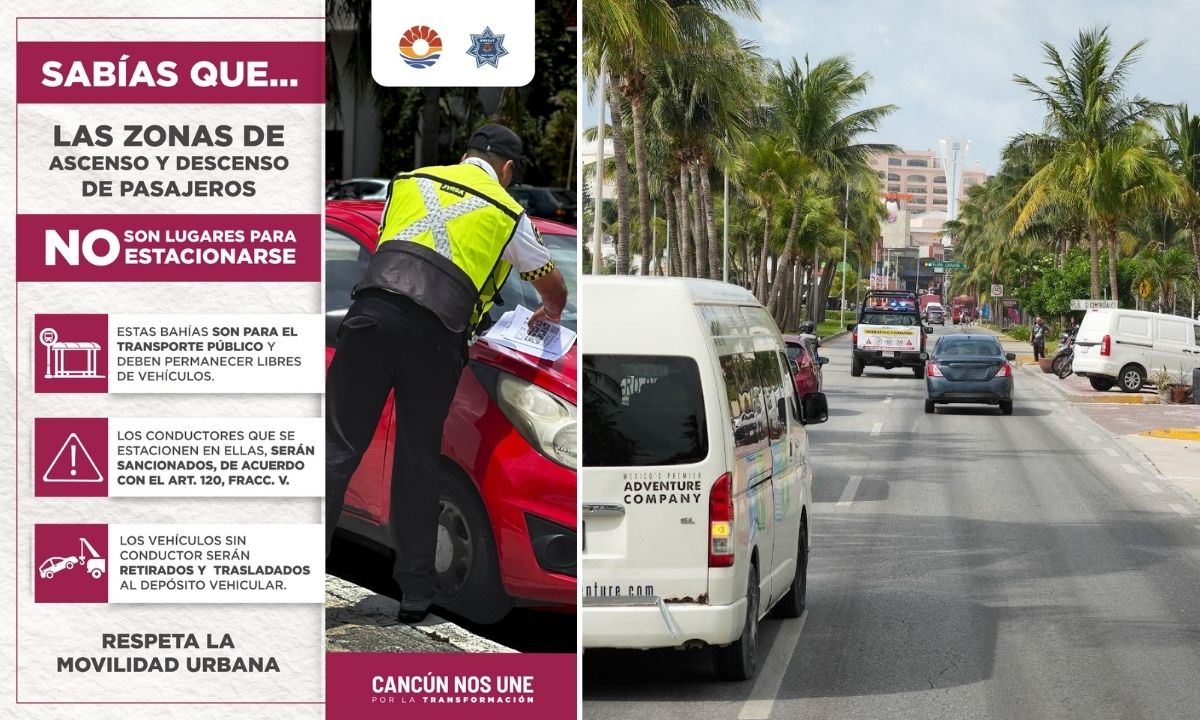 Refuerzan vigilancia vial en bulevar Kukulcán para garantizar movilidad segura en Cancún