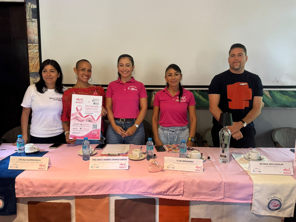 El Nado Rosa y Rodada Rosa en Playa del Carmen se realizarán el 25 y 31 de octubre.