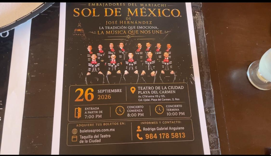 El Festival Internacional de Mariachi Quintana Roo se realizará el 26 de septiembre en el Teatro de la Ciudad "Xamán-Há".