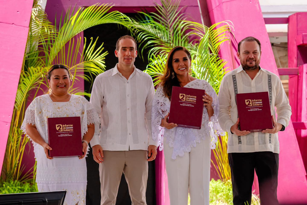 El Segundo Informe de Gobierno de Diego Castañón repasó los avances de su administración en Tulum.