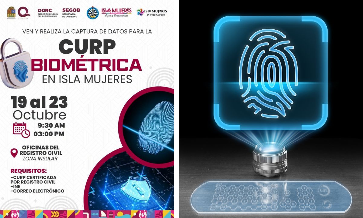 CURP biométrica en Isla Mujeres