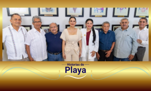 “Playa del Carmen es tu casa”: el testimonio de Domingo Paredes, exdelegado municipal. El segundo de izquierda a derecha.