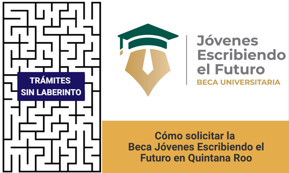 Beca Jóvenes Escribiendo el Futuro en Quintana Roo: $5,800 bimestrales para universitarios en instituciones prioritarias.