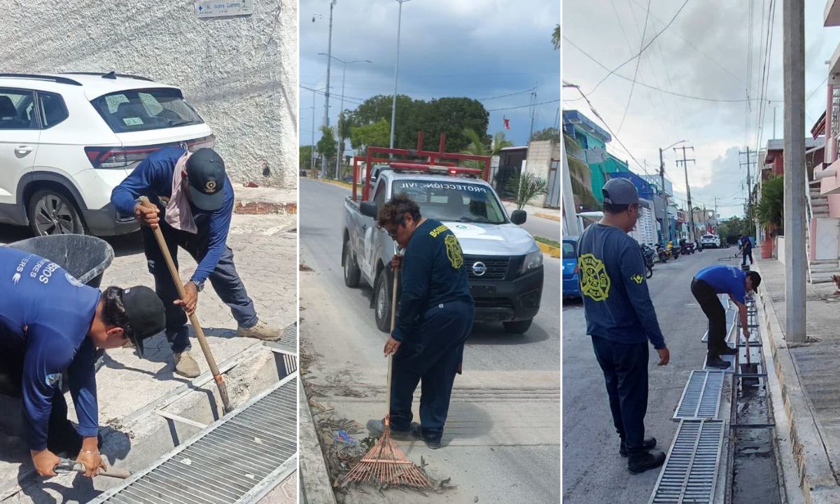 Isla Mujeres refuerza medidas preventivas ante pronóstico de lluvias asociado a Isaías