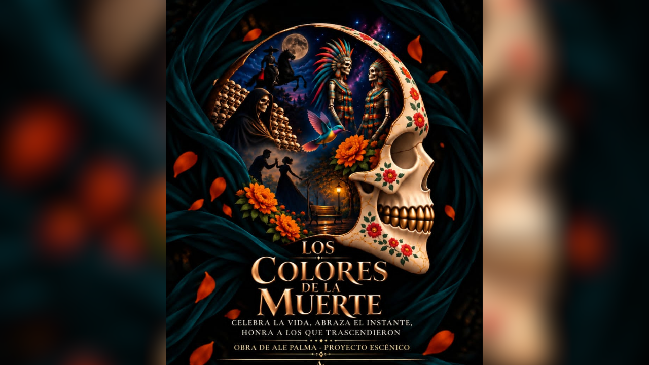 “Los Colores de la Muerte” en Playa del Carmen se presentará el 24 de octubre en la Casa de la Cultura.