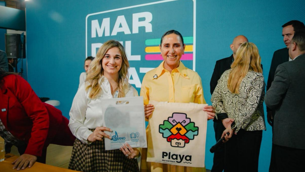 Así se promocionó Playa del Carmen en Feria Turística de Argentina, ante touroperadores sudamericanos.