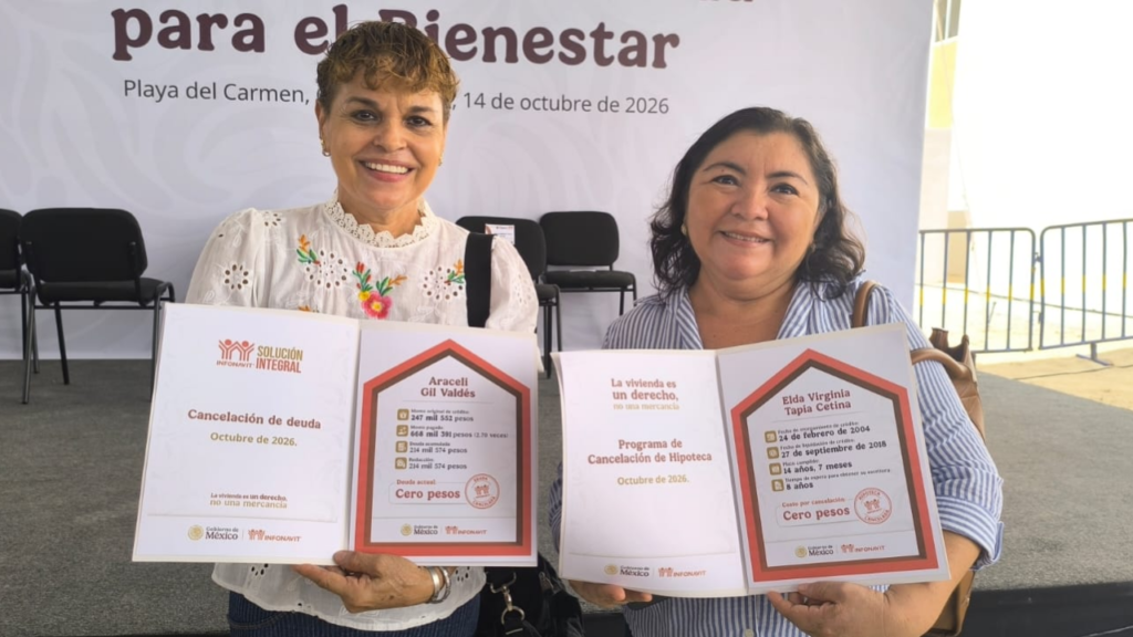 Así beneficia la condonación de créditos hipotecarios en Quintana Roo a familias de Playa del Carmen.