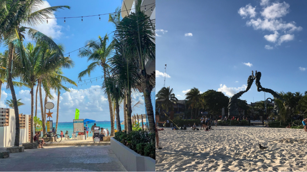 Qué hacer en Playa del Carmen sin gastar: el Parque Fundadores, la Quinta Avenida, las playas públicas son de acceso gratuito y están disponibles todo el año para locales y visitantes.