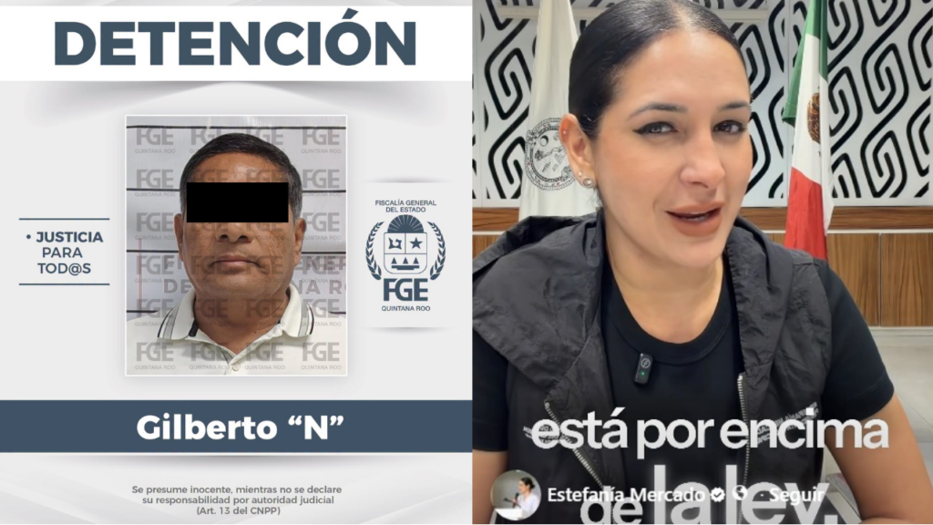 Estefanía Mercado se pronunció tras la detención de alcalde de Puerto Aventuras.