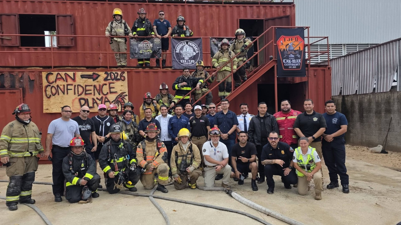 Así concluyó el Segundo Congreso Nacional de Bomberos Playa del Carmen 2026.
