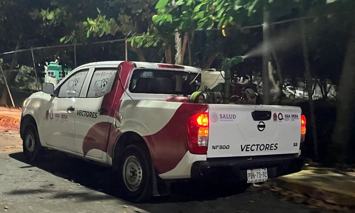 Nebulización contra el dengue recorrerá colonias de Isla Mujeres durante la madrugada