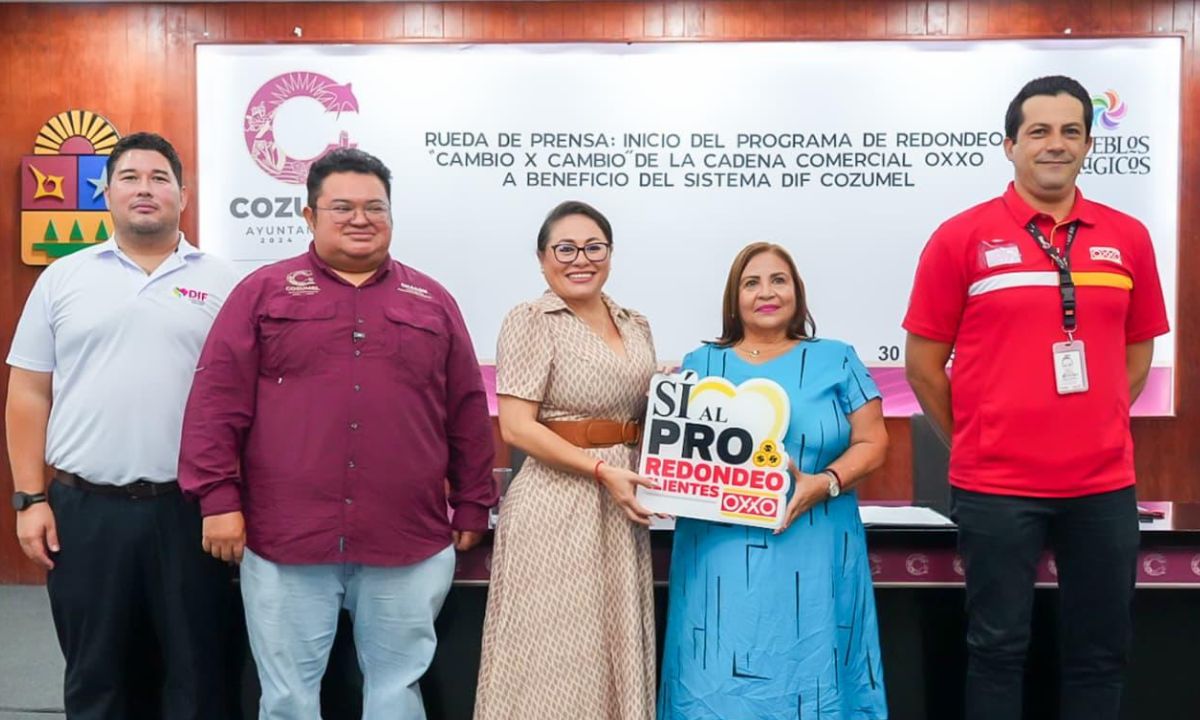 Redondeo en OXXO apoyará programa de desayunos escolares en Cozumel