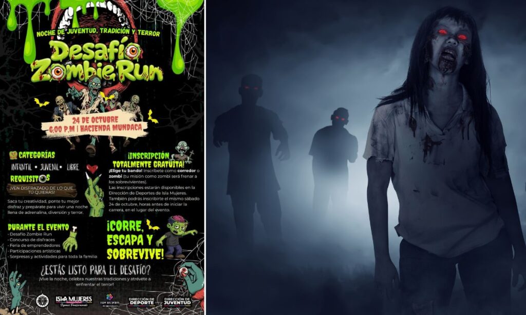 Zombie Run en Isla Mujeres