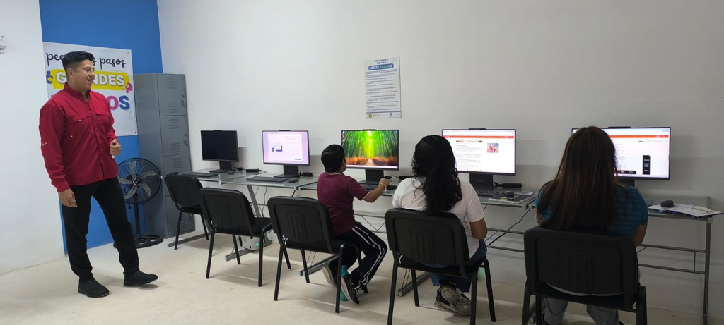 Así luce el Centro comunitario “Javier Carlos Olvera Silveira” en Puerto Aventuras.