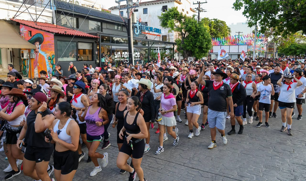 Así se vivió el Taco Social Run en Cancún, con más de 400 corredores participantes.