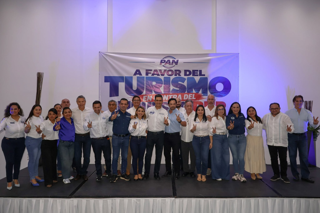 Legisladores del PAN rechazaron el aumento al DNR en Quintana Roo durante una conferencia en Cancún.