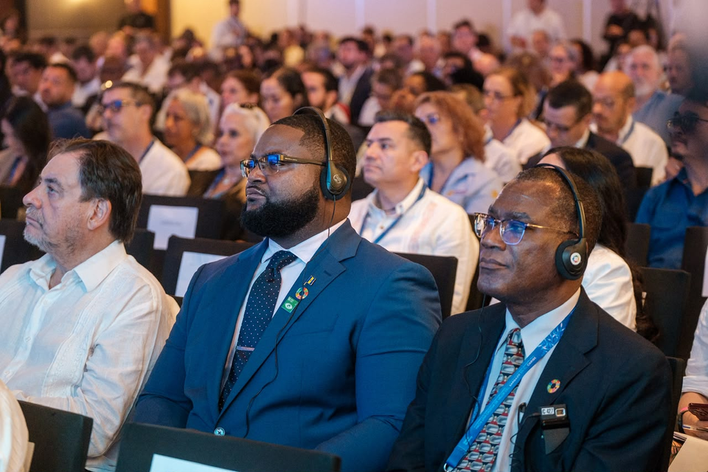 El sargazo que impacta al Caribe mexicano fue tema central de la conferencia internacional realizada en Cancún.