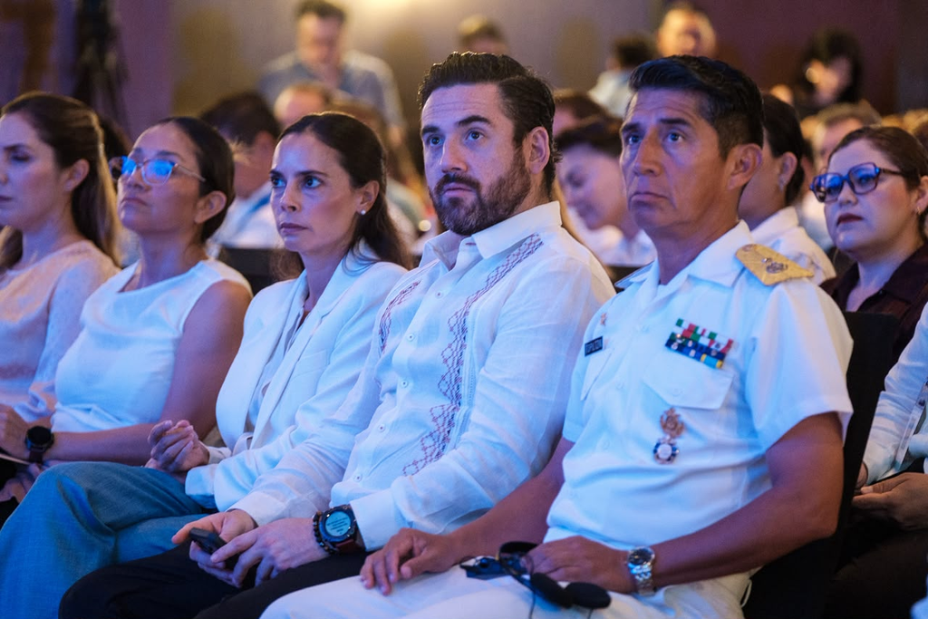 El sargazo que impacta al Caribe mexicano fue tema central de la conferencia internacional realizada en Cancún.