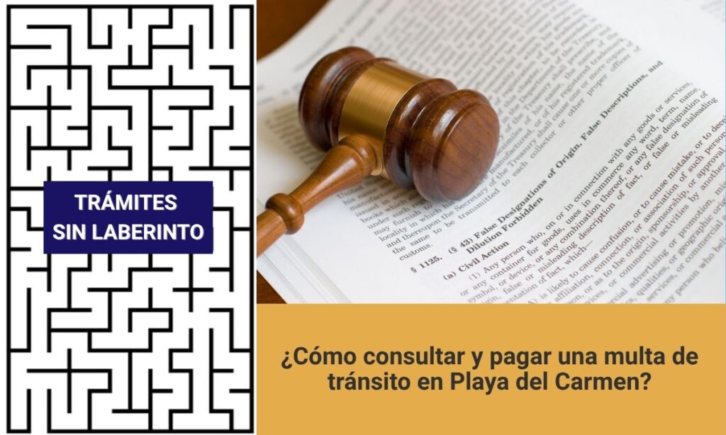pagar una multa de tránsito en Playa del Carmen